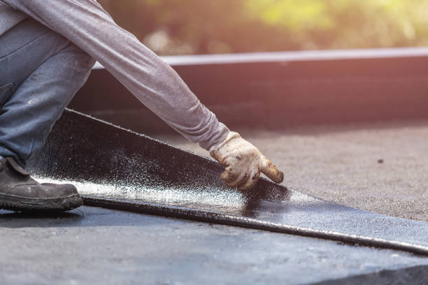 Professional Basement Waterproofing technician working in Odon, IN